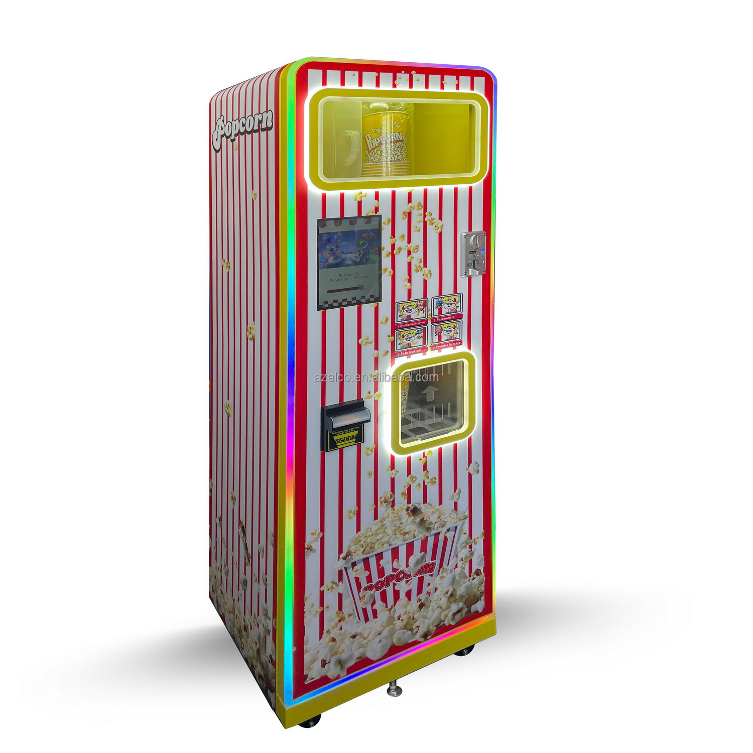 Popcorn Vending Machine - Machine à pop-corn commerciale à deux