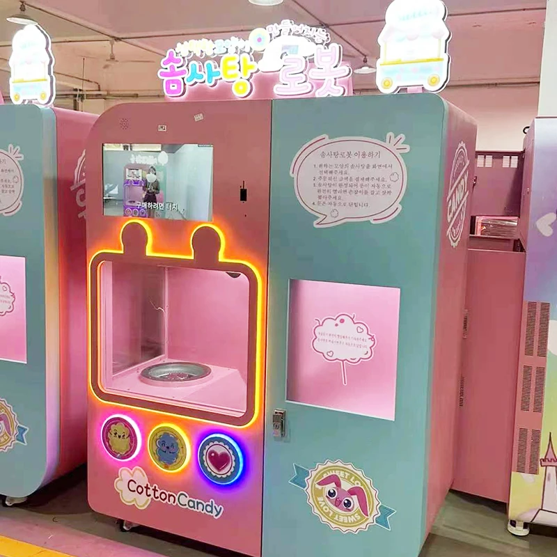 Popcorn Vending Machine - Distributeur automatique de barbe à papa
