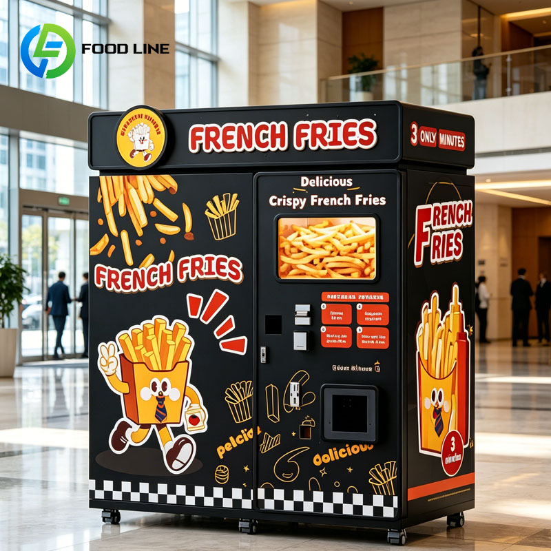 Popcorn Vending Machine - Distributeur automatique de frites intelligent, kiosque
