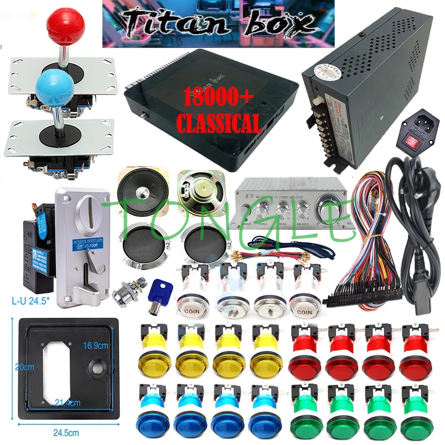 Arcade Game Jackpot - JAMMA Game Kit Copy SANWA Joystick,