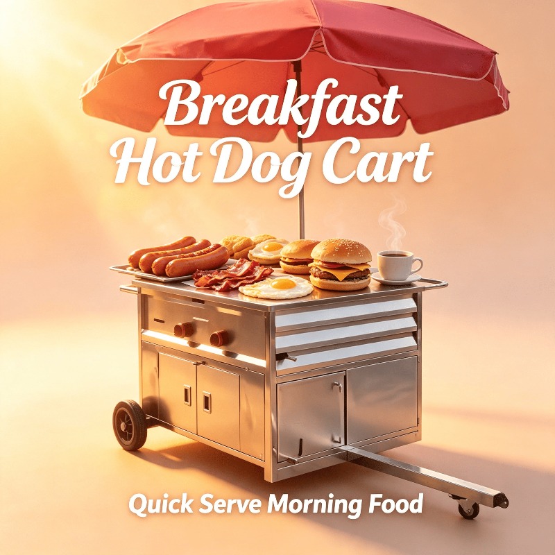 Chariot de vente ambulante com - Hot Dog Vending Cart avis et prix