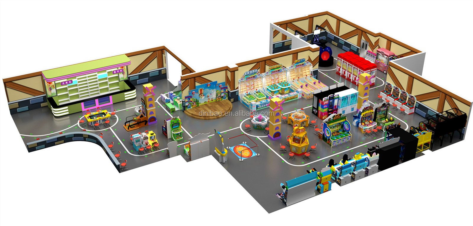 Machine de jeu d'arcade pour e - Ticket Redemption Machine avis et prix
