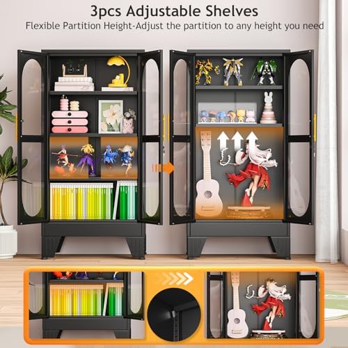 Vitrine de présentation verrou - Glass Cabinet Display avis et prix