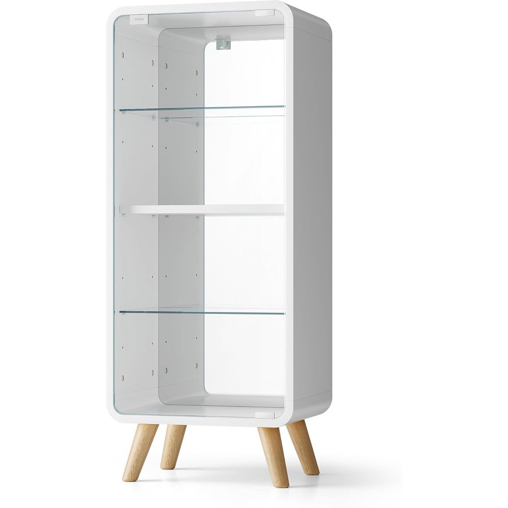Vitrine en verre réglable à 4  - Glass Cabinet Display avis et prix