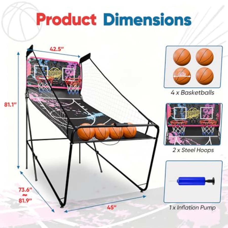 Jeu d'arcade de basket-ball él - Arcade Games & Vending Co avis et prix