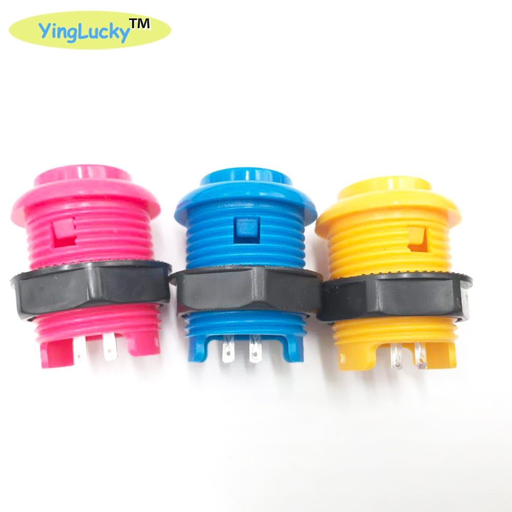 50 boutons d'arcade 28mm 24mm  - Arcade Ticket Machine avis et prix