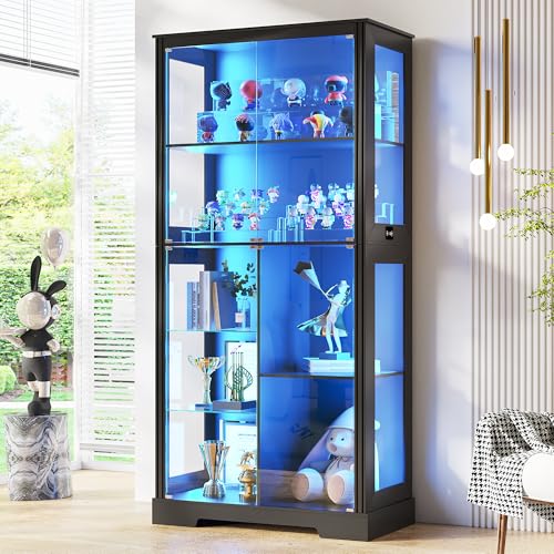 Vitrine en verre de 71 pouces  - Glass Cabinet Display avis et prix
