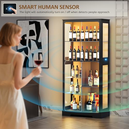 Vitrine en verre de 71 pouces  - Glass Cabinet Display avis et prix