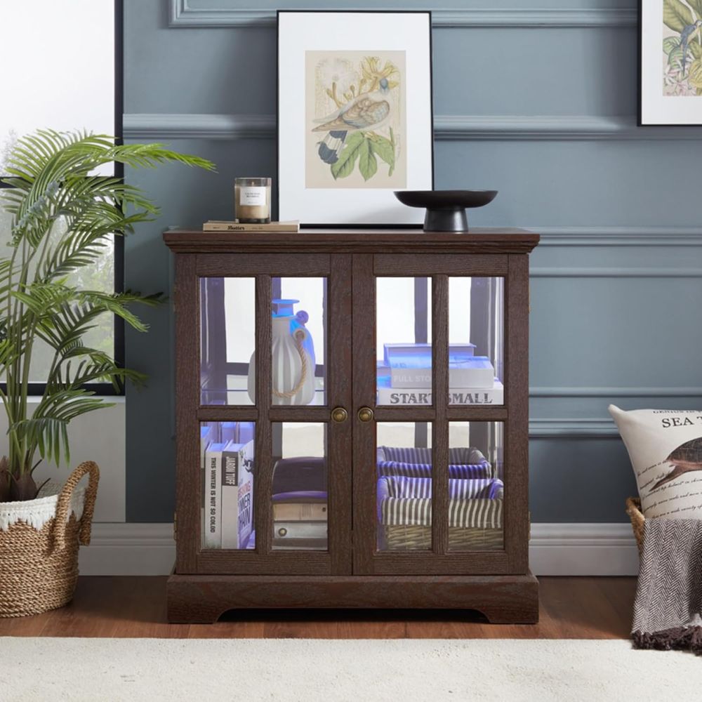 Vitrine à 32 LED haute luminos - Glass Cabinet Display avis et prix