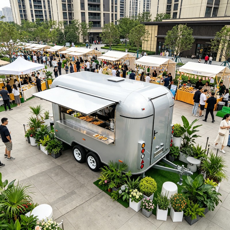 Camion de restauration mobile  - Hot Dog Vending Cart avis et prix