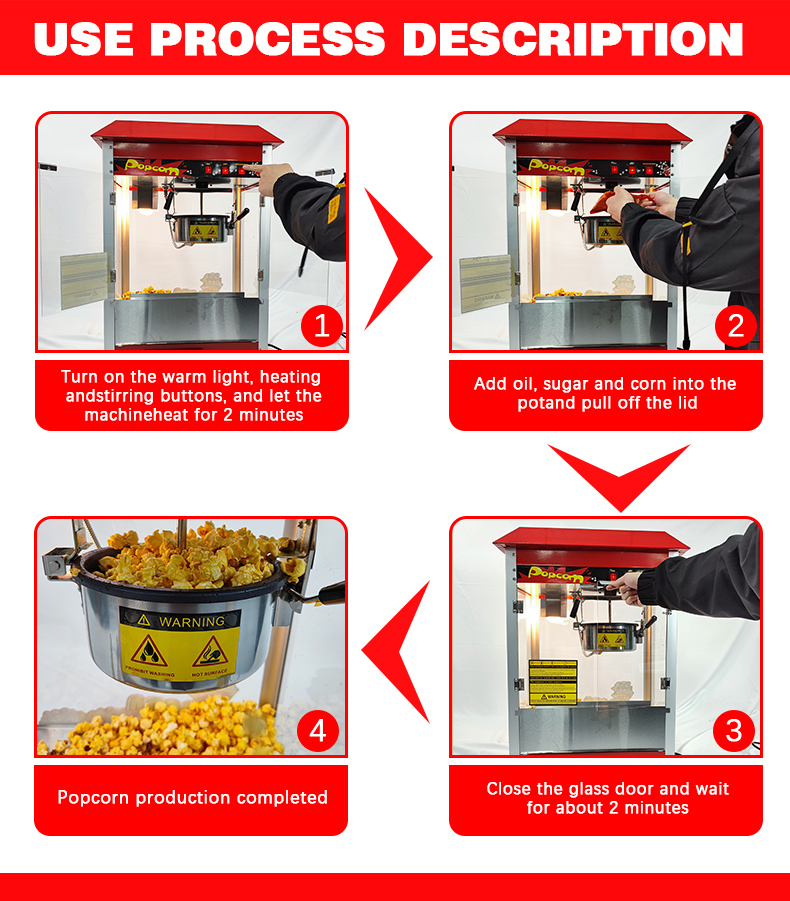 Machine à Popcorn Commerciale  - Popcorn Vending Machine avis et prix